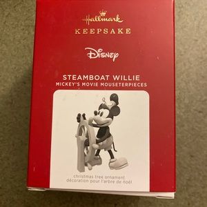 Mickeys mouseterpiece 2021 new hallmark ornament Christmas steamboat willie